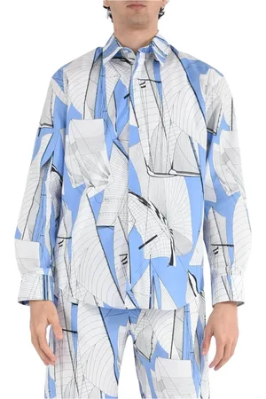 Msgm Heren, Overhemden, Veelkleurig, Maat: 2XL Katoen