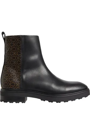 Calvin Klein Dames, Schoenen, Zwart, Maat: 36 EU Leer