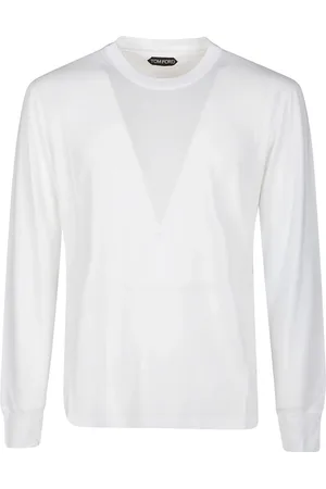 Tom Ford Heren, Tops, Wit, Maat: L Katoen
