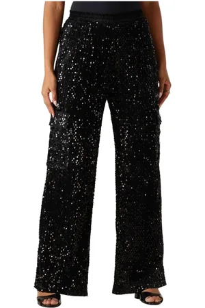 Refined Department Dames, Broeken, Zwart, Maat: L