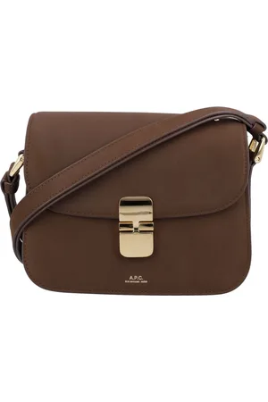 A.P.C. Dames, Tassen, Bruin, Maat: ONE Size Suède