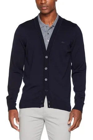Lacoste Heren, Truien, Blauw, Maat: XL Wol