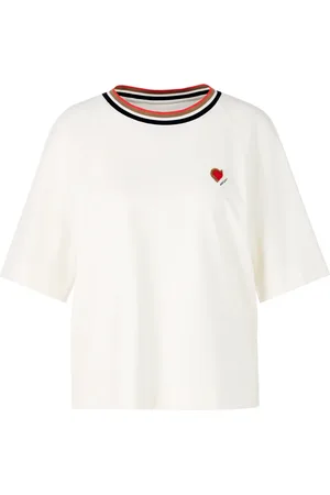 Marc Cain Dames, Tops, Wit, Maat: M Katoen