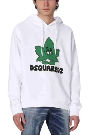 Dsquared2 Heren, Sweatshirts & Hoodies, Wit, Maat: M