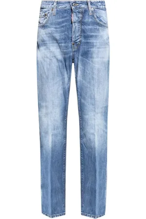 Dsquared2 Heren, Jeans, Blauw, Maat: M Katoen