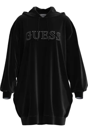 Guess Dames, Sweatshirts & Hoodies, Zwart, Maat: S
