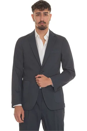 HUGO BOSS Heren, Jassen, Blauw, Maat: M Linnen