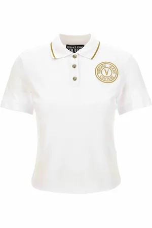 VERSACE Dames, Tops, Wit, Maat: L