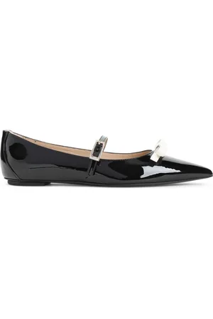 Stuart Weitzman Dames, Schoenen, Zwart, Maat: 37 1/2 EU Leer