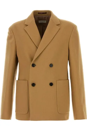 DRIES VAN NOTEN Heren, Jassen, Bruin, Maat: M Wol