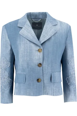 ERMANNO SCERVINO Dames, Jassen, Blauw, Maat: M Denim