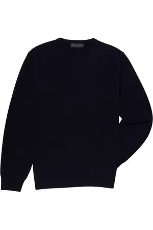Brooks Brothers Heren, Truien, Blauw, Maat: M Wol