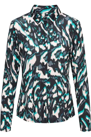 &Co Woman Dames, Blouses & Shirts, Veelkleurig, Maat: M Jersey