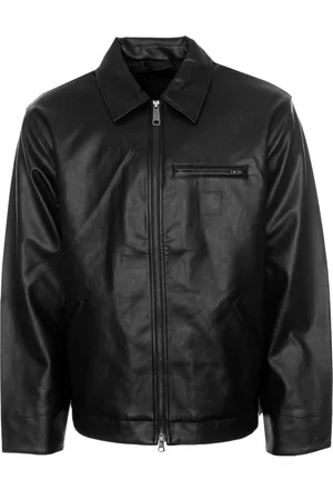 Carhartt Heren, Jassen, Zwart, Maat: XL Leer