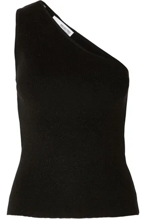 SELECTED Dames, Tops, Zwart, Maat: XL Katoen