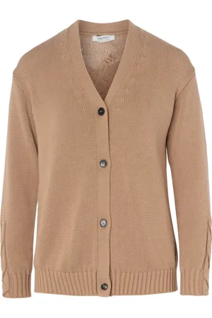 Max Mara Dames, Truien, Bruin, Maat: S Katoen