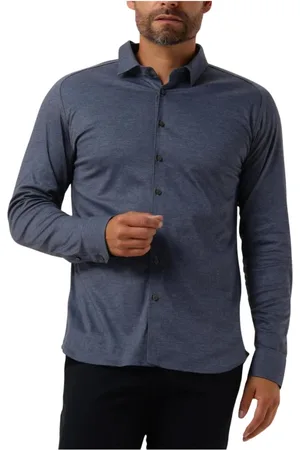 DESOTO Heren, Overhemden, Blauw, Maat: M