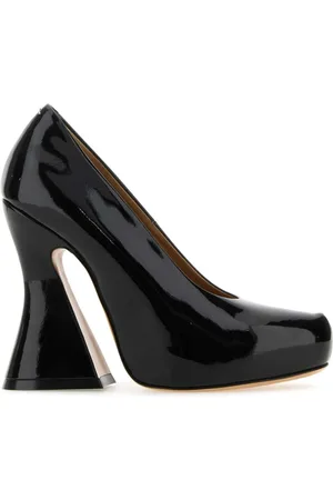 Maison Margiela Dames, Schoenen, Zwart, Maat: 38 1/2 EU Leer
