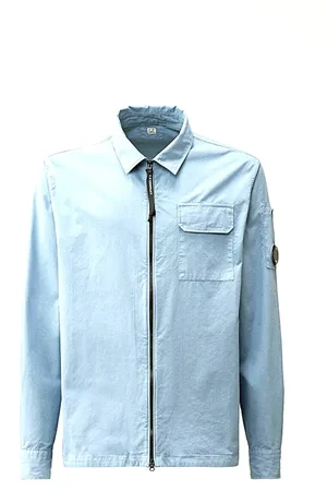 C.P. Company Heren, Overhemden, Blauw, Maat: XS Katoen