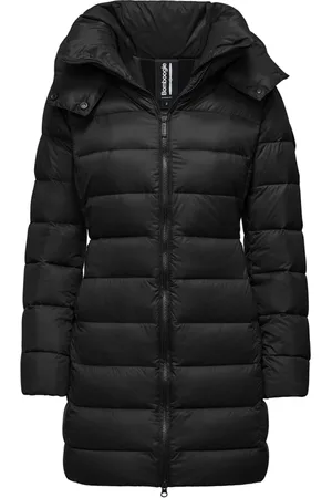 Bomboogie Dames, Mantels, Zwart, Maat: 3XL Nylon