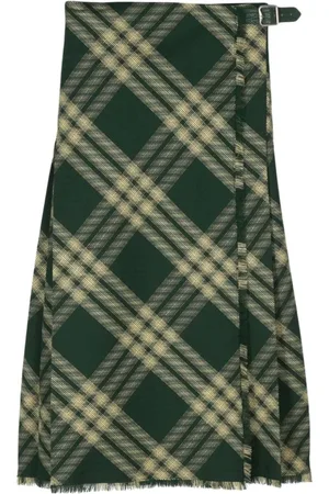 Burberry Dames, Jurken, Groen, Maat: XS Zijde