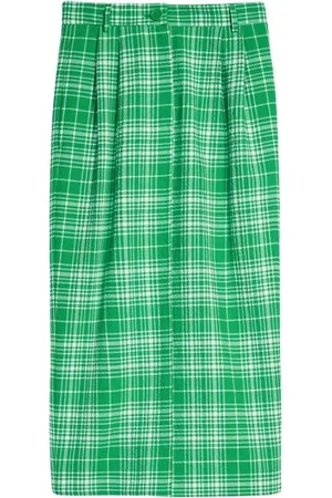 Sportmax Dames, Rokken, Groen, Maat: L Katoen