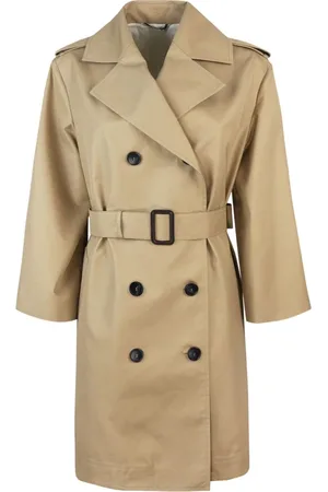 Max Mara Dames, Mantels, , Maat: S Katoen