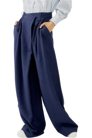 Silvian Heach Dames, Broeken, Blauw, Maat: 2XS Katoen