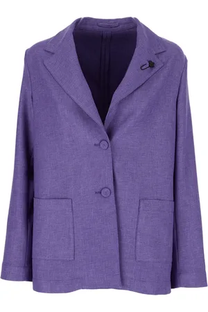 LARDINI Dames, Jassen, Paars, Maat: 2XS Poliester
