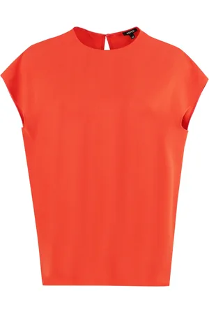 Aspesi Dames, Blouses & Shirts, Oranje, Maat: S Viscose