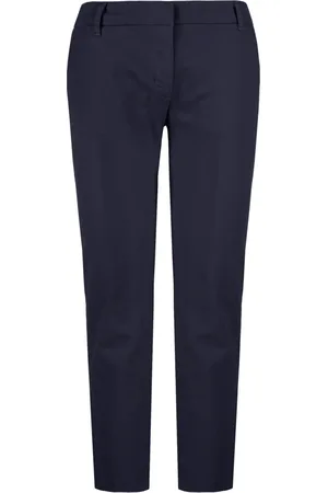 Bomboogie Dames, Broeken, Blauw, Maat: XS Katoen