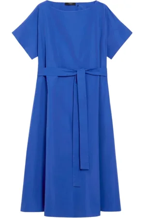 Max Mara Dames, Jurken, Blauw, Maat: L Taf