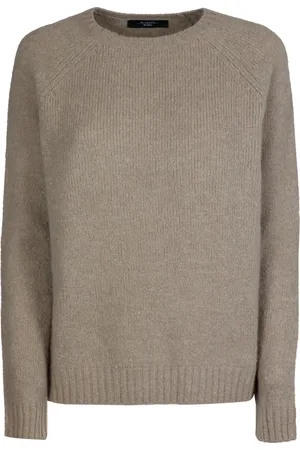 Max Mara Dames, Sweatshirts & Hoodies, Bruin, Maat: M Katoen