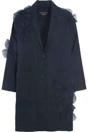 Bitte Kai Rand Dames, Mantels, Blauw, Maat: S Tulle