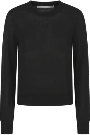 Alexander Wang Dames, Truien, Zwart, Maat: M Wol