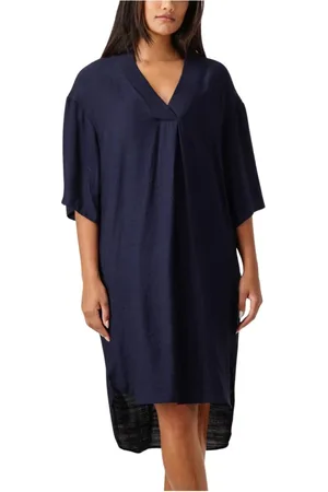 Co`Couture Dames, Jurken, Blauw, Maat: XL Poliester