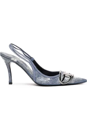 Diesel Dames, Schoenen, Blauw, Maat: 38 EU Denim