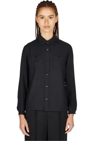 A.P.C. Dames, Overhemden, Zwart, Maat: 2XS Wol