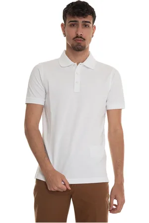 FAY Heren, Tops, Wit, Maat: XL Piqué