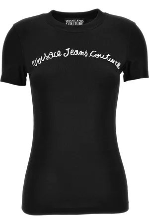 VERSACE Dames, Tops, Zwart, Maat: S