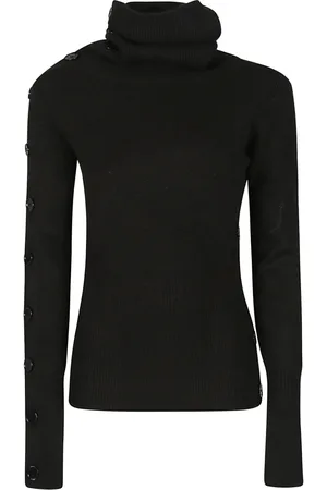 Patrizia Pepe Dames, Truien, Zwart, Maat: S