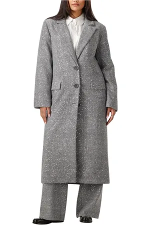 Alix the label Dames, Mantels, Grijs, Maat: XS