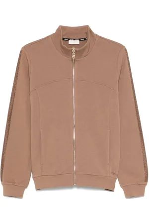 Liu Jo Dames, Sweatshirts & Hoodies, Bruin, Maat: M Katoen
