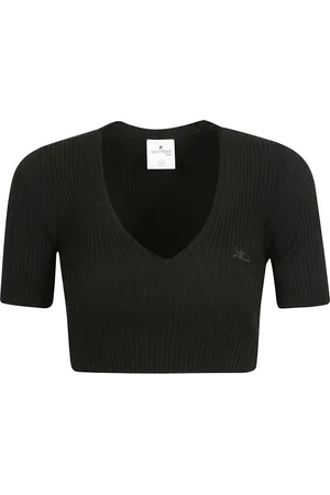 Courrèges Dames, Truien, Zwart, Maat: M Viscose