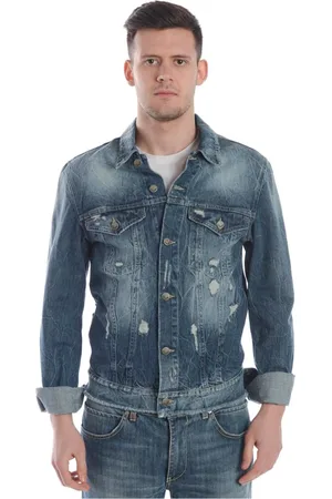 D.A. Daniele Alessandrini Heren, Jassen, Blauw, Maat: 2XL Denim