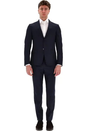 Ermenegildo Zegna Heren, Pakken, Blauw, Maat: L Wol