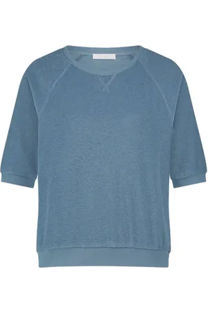BY-BAR Dames, Truien, Blauw, Maat: XL Katoen