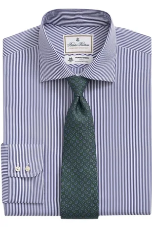 Brooks Brothers Heren, Overhemden, Paars, Maat: 2XL Katoen