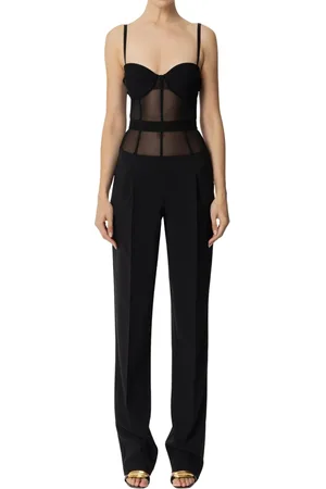 Elisabetta Franchi Dames, Jumpsuits & Playsuits, Zwart, Maat: L