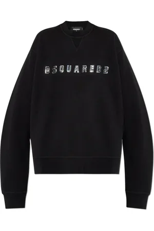 Dsquared2 Dames, Sweatshirts & Hoodies, Zwart, Maat: S Katoen